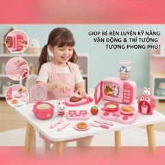 Đồ Chơi Nhà Bếp Thỏ Con Lò Vi Sóng Bình Nước 506-72 PeeKaPaw Toys