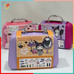 Vali trang điểm đồ chơi Kuromi 34A cho bé gái nhiều màu xinh xắn PeeKaPaw Toys