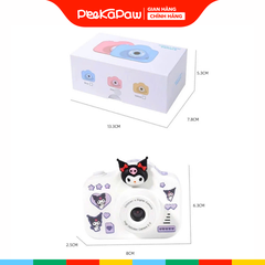 Máy chụp hình Kuromi Cinamoroll Melody đồ chơi 4 chức năng kèm thẻ nhớ 16 GB FQQ-01 PeeKaPaw Toys