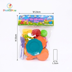 Túi đồ chơi bếp gia đình heo hồng hàng Việt Nam 309 PeeKaPaw Toys