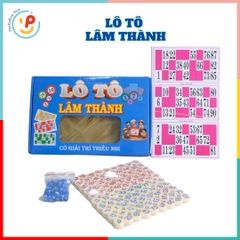 Bộ cờ lô tô truyền thống 90 số bằng gỗ