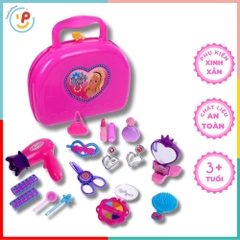 Vỉ Vali Đồ Chơi Trang Điểm Làm Tóc Cho Bé Gái 1598 PeeKaPaw Toy