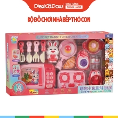Đồ Chơi Nhà Bếp Thỏ Con Lò Vi Sóng Bình Nước 506-72 PeeKaPaw Toys