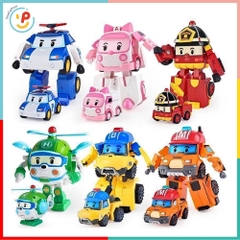 Bộ 6 Xe Robot Biến Hình Robocar Poli 2in1 335 PeeKaPaw Toys