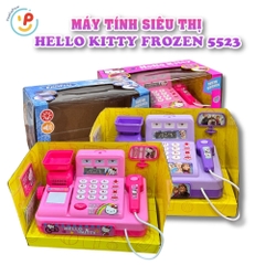 Máy Tính Siêu Thị Hello Kitty Frozen 5523 Đồ Chơi Bán Hàng Có Cân Mini – PeeKaPaw Toys