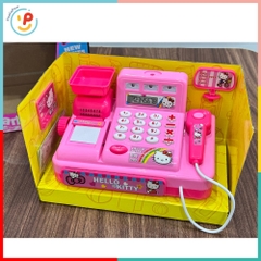 Máy Tính Siêu Thị Hello Kitty Frozen 5523 Đồ Chơi Bán Hàng Có Cân Mini – PeeKaPaw Toys