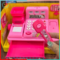 Máy Tính Siêu Thị Hello Kitty Frozen 5523 Đồ Chơi Bán Hàng Có Cân Mini – PeeKaPaw Toys