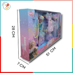Bộ búp bê công chúa 102-172 kèm váy phụ kiện thời trang xinh xắn – PeeKaPaw Toys