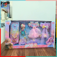 Bộ búp bê công chúa 102-172 kèm váy phụ kiện thời trang xinh xắn – PeeKaPaw Toys