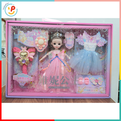 Bộ búp bê công chúa 102-168 kèm váy phụ kiện phép thuật xinh xắn – PeeKaPaw Toys