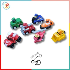Bộ xe trớn 7 chiếc hoạt hình Biệt đội chó cảnh sát Labrador 777 - PeeKaPaw Toys