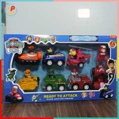 Bộ xe trớn 7 chiếc hoạt hình Biệt đội chó cảnh sát Labrador 777 - PeeKaPaw Toys