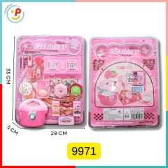 Bộ Đồ Chơi Nhà Bếp Cắt Trái Cây Rau Củ Nhiều Món Cho Bé Tập Nấu Ăn Peekaboo Toys