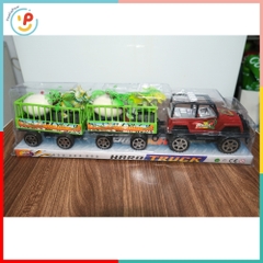 Xe mô hình chở khủng long và trứng khủng long 906-126 - PeeKaPaw Toys