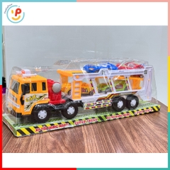 Mô hình xe tải chở ô tô 8305 8301 kèm 4 xe nhỏ chạy trớn – PeeKaPaw Toys