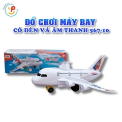 Máy Bay Đồ Chơi Airbus A380 Có Đèn và Âm Thanh 567-10 – Peekapaw Toys