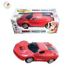 Đồ chơi Robot biến hình Xe đua chạy pin 2031 màu đỏ Peekabootoys