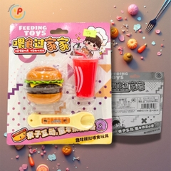 Đồ chơi đút ăn thạch pudding gà rán hamburger cho bé tập ăn uống vui nhộn PeeKaPaw Toys