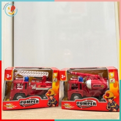 Đồ chơi xe cứu hỏa vòi phun thang nâng Pumper có đèn âm thanh còi hú xoay 360 độ 128 PeeKaPaw Toys