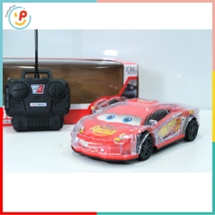 Xe ô tô điều khiển từ xa có đèn hoạt hình xe tia chớp tỉ lệ 1:18 034 PeeKaPaw Toys