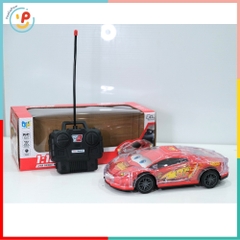 Xe ô tô điều khiển từ xa có đèn hoạt hình xe tia chớp tỉ lệ 1:18 034 PeeKaPaw Toys