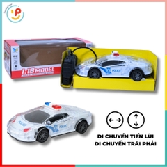 Xe cảnh sát điều khiển từ xa tỉ lệ 1:18 có đèn 032 – PeeKaPaw Toys
