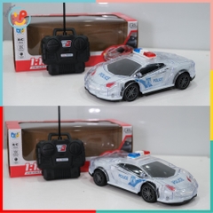 Xe cảnh sát điều khiển từ xa tỉ lệ 1:18 có đèn 032 – PeeKaPaw Toys