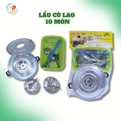 Đồ chơi lẩu cù lao bằng NHÔM nấu được dùng nến hàng Việt Nam