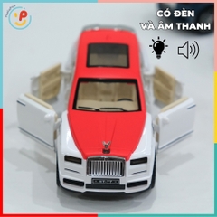 Đồ chơi mô hình xe SUV kiểu dáng Rolls-Royce Cullinan chất liệu hợp kim mở được cửa có âm thanh 7757 PeeKaPaw Toys