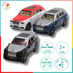 Đồ chơi mô hình xe SUV kiểu dáng Rolls-Royce Cullinan chất liệu hợp kim mở được cửa có âm thanh 7757 PeeKaPaw Toys