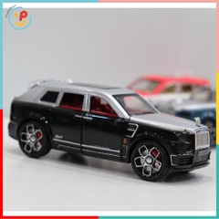 Đồ chơi mô hình xe SUV kiểu dáng Rolls-Royce Cullinan chất liệu hợp kim mở được cửa có âm thanh 7757 PeeKaPaw Toys