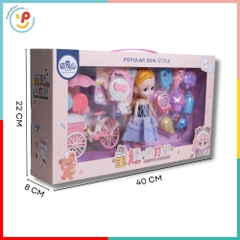 Hộp đồ chơi búp bê và phụ kiện xe kem ngọt ngào 6631A PeeKaPaw Toys