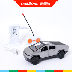 Xe Tesla điều khiển pin sạc có trạm sạc USB 158-8 PeeKaPaw Toys