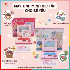 Laptop Mini Có Nhạc Màn Hình Kể Chuyện Máy Tính Đồ Chơi Cho Bé HQ2236 PeeKaPaw Toys