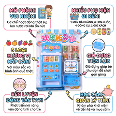 Vỉ máy bán nước ngọt tự động đồ chơi không dùng pin 6088-60 PeeKaPaw Toys