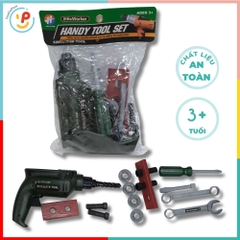 Túi đồ chơi dụng cụ sửa chữa 0298 bộ dụng cụ cơ khí mini cho bé trai PeeKaPaw Toys