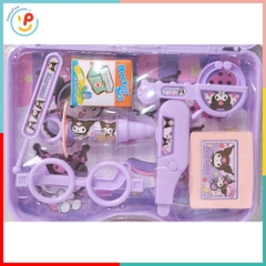 Vỉ đồ chơi nhập vai bác sĩ dụng cụ khám bệnh Kuromi 3433-18 PeeKaPaw Toys