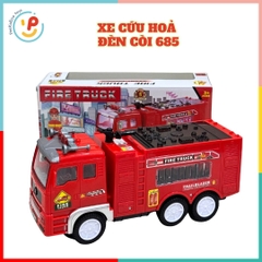 Xe cứu hỏa chạy pin có đèn LED còi âm thanh 685 PeeKaPaw Toys