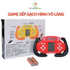 Máy game xếp gạch cầm tay hình vô lăng 688-5 PeeKaPaw Toys