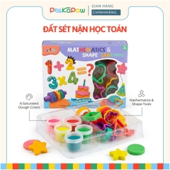 Đất Sét Nặn Tạo Hình Số Hình Khối Cho Bé Học Toán Sáng Tạo 5824-B PeeKaPaw Toys
