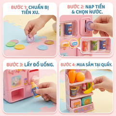Vỉ siêu thị và máy bán nước ngọt tự động 333-588 PeeKaPaw Toys