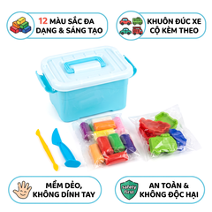 Đất sét nặn hình các loại phương tiện giao thông 018-449 PeeKaPaw Toys