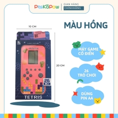 Máy Game Cầm Tay Xếp Gạch 26 Trò Chơi Cho Bé XM0104D-1 PeeKaPaw Toys