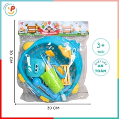 Đồ chơi nhập vai bác sĩ rổ vịt 12 món HT7741 hàng Việt Nam PeeKaPaw Toys