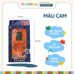 Máy Game Cầm Tay Xếp Gạch 26 Trò Chơi Cho Bé XM0104D-1 PeeKaPaw Toys
