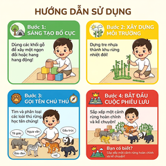 Mô Hình Động Vật Nông Trại Và Thú Rừng Cho Bé PeeKaPaw Toys