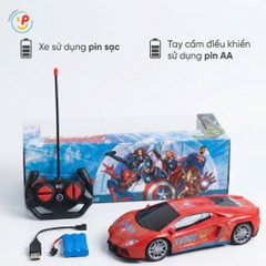 Xe Spiderman điều khiển từ xa pin sạc 045 PeeKaPaw Toys