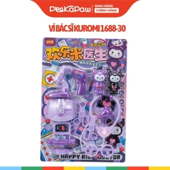 Đồ chơi vỉ dụng cụ bác sĩ Kuromi Tím 1688-30 PeeKaPaw Toys