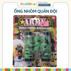 Ống Nhòm Đồ Chơi Quân Đội Cho Bé Kèm Dây Đeo Khám Phá 316B-1 PeeKaPaw Toys
