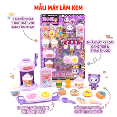 Vỉ đồ chơi nhà bếp thỏ tím máy làm kem lò nướng PeeKaPaw Toys